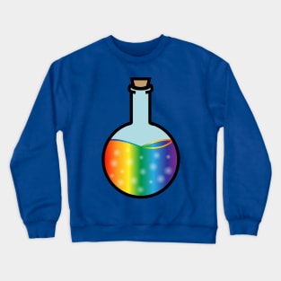 DIY Single Rainbow Potion or Poison for Tabletop Board Games (Style 3) Crewneck Sweatshirt